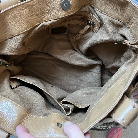 KOOBA leather boho whipstitch hobo bag. - Picture 4 of 10